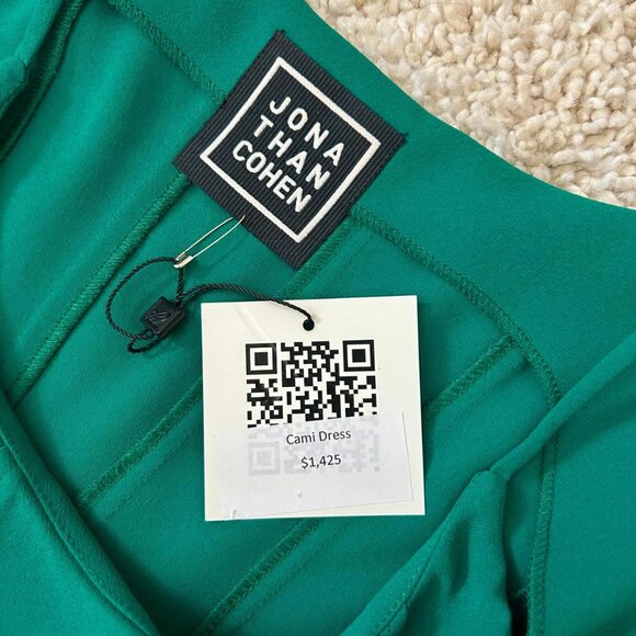 NWT Jonathan Cohen Green Cami Dress - Picture 7 of 7